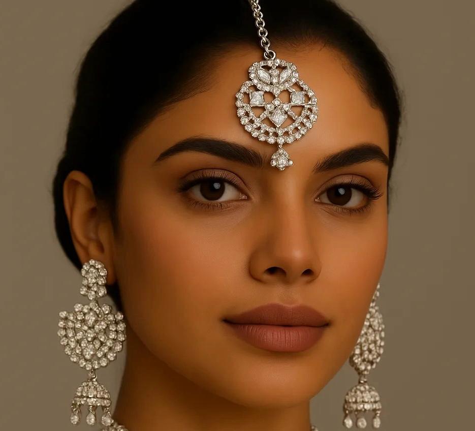 Aarohi Mirror Polki Bridal Set