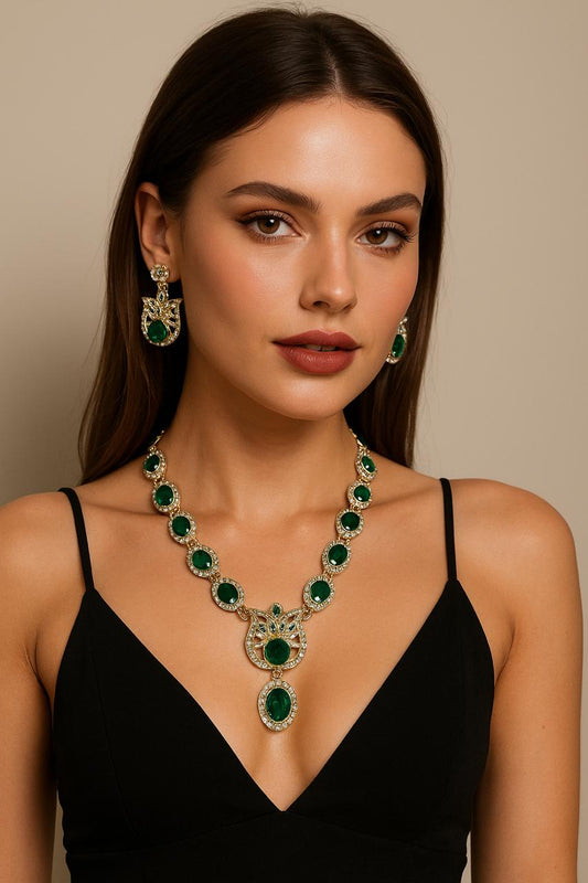 Royal Envy Necklace & Earrings Set