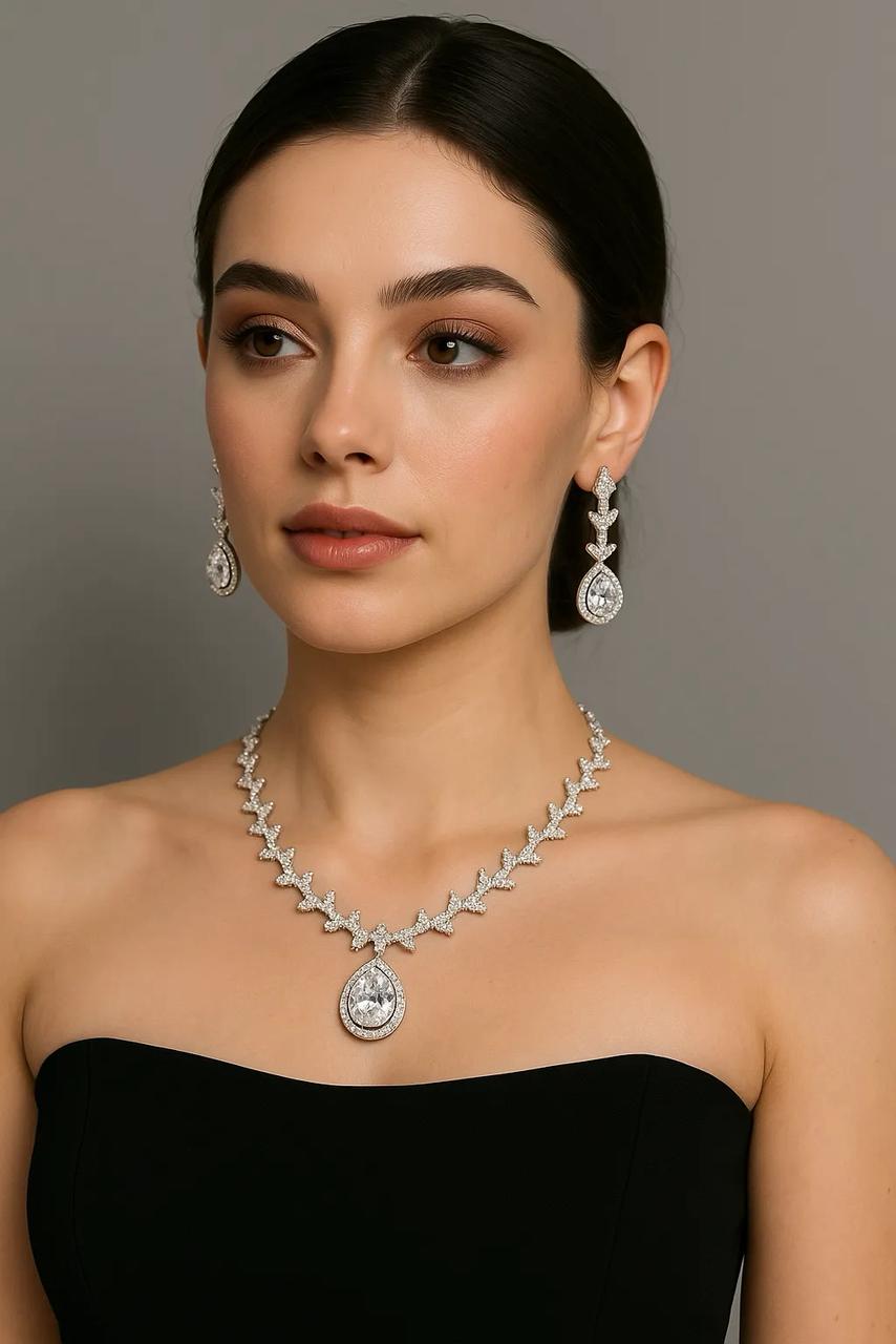 Aurelia CZ Luxe Necklace Set
