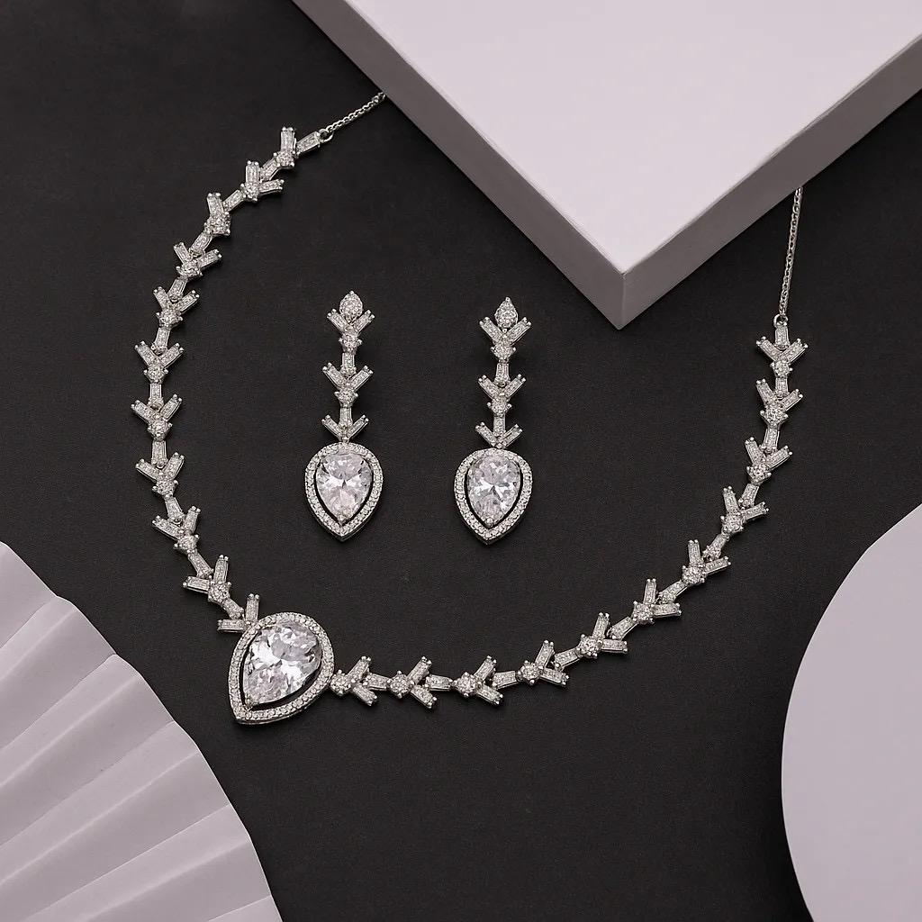 Aurelia CZ Luxe Necklace Set