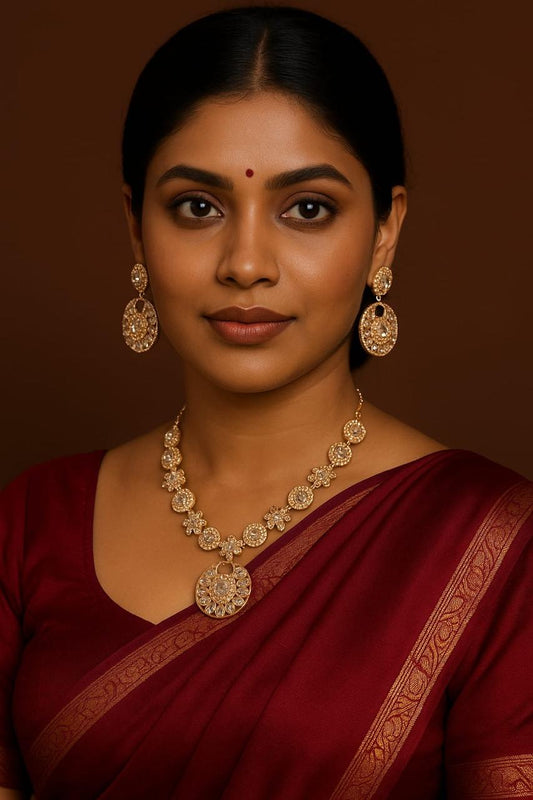 Aaranya Kundan Crystal Set